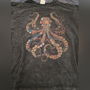 Comfort Colors Artistic Octopus Tee